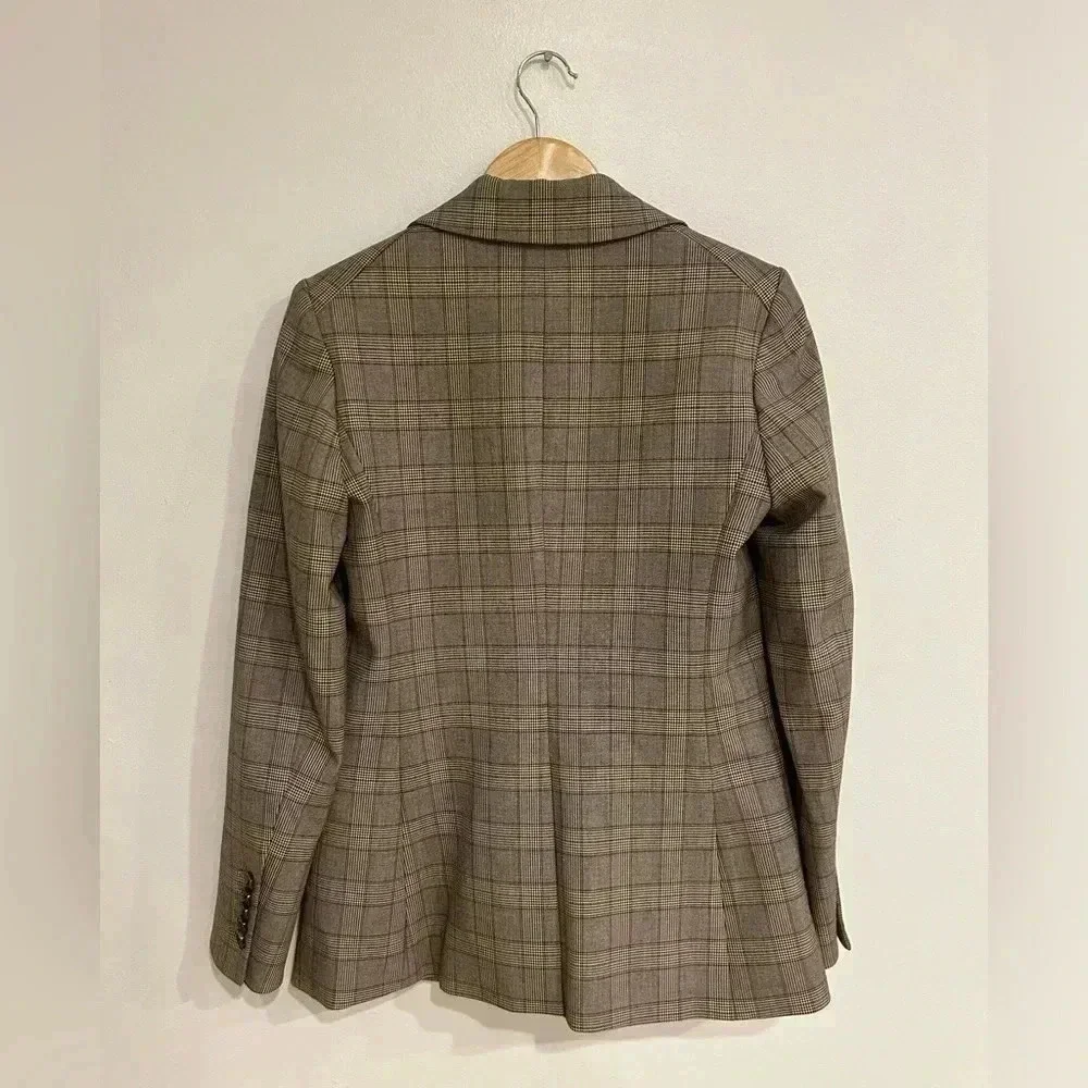 Veronica Beard Dickey Long Tailored plaid Jacket/ blazer US 4 - Picture 14 of 14
